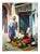 Moroccan Orientalist Oil on Canvas Painting Moroccan Market 19th Scene For Sale