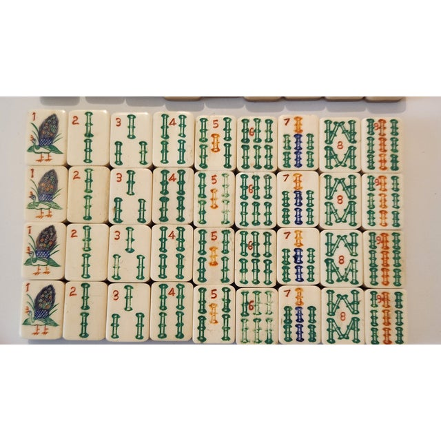 Stunning Antique Travel Mahjong Set From the 1920s For Sale - Image 17 of 17