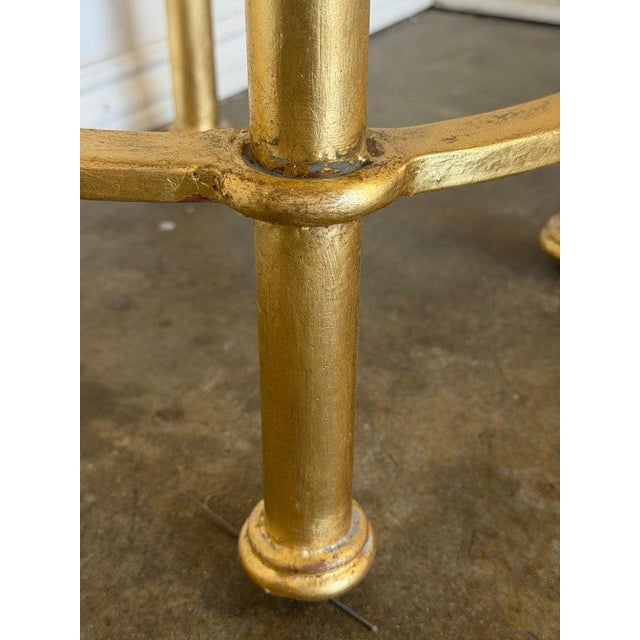 Italian Neoclassical Gilt Gueridon Side Table by Miamar Home For Sale In Los Angeles - Image 6 of 10