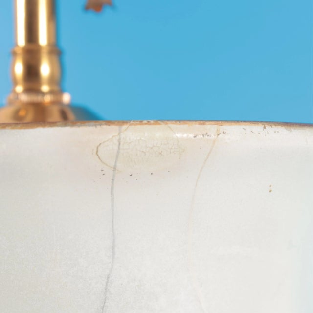 Antique 19th Century Chinese Monochrome White Glazed Porcelain Vase Mounted as a Table Lamp For Sale - Image 12 of 12