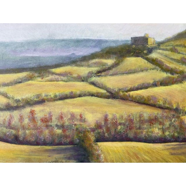 Goldenrod Large Plein Air Painting by Maya Boreen For Sale - Image 8 of 12