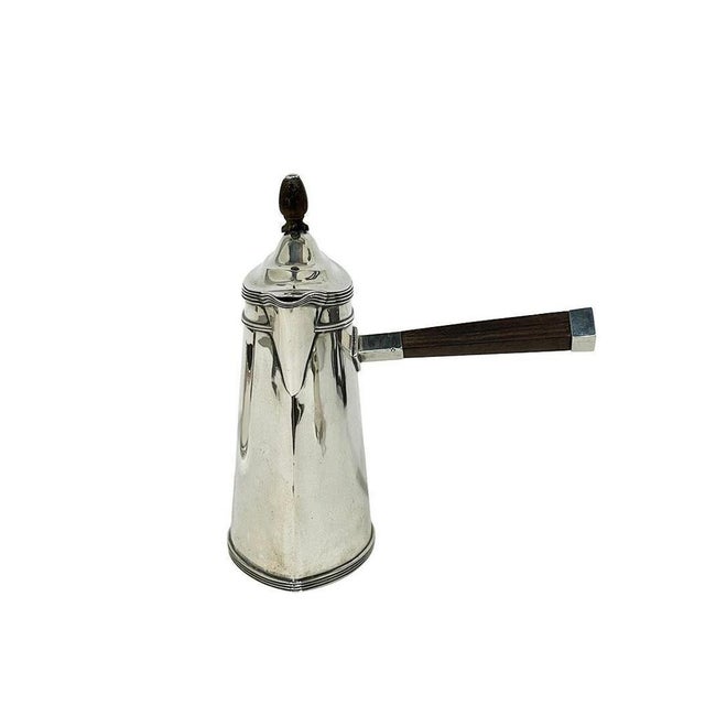 Dutch Silver Chocolate Pot Set, by Kempen & Sons, 1918, Set of 3 For Sale - Image 4 of 15