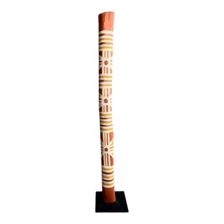 Australian Aboriginal Painted TOTEM Pole from Elcho Island For Sale