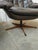 Mid-Century Leather Swivel Armchair from Bramin, Denmark, 1970s For Sale - Image 4 of 10
