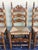 Brown 20th Century Set of Six Catalan Chairs in Carved Walnut and Caned Seats For Sale - Image 8 of 18
