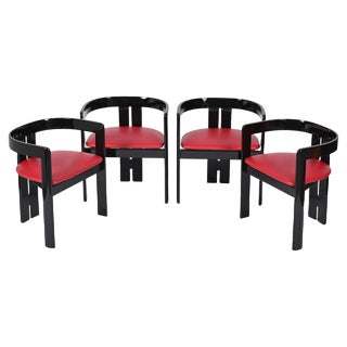 Pigreco Dining Chairs from Gavina, 1960s, Set of 4 For Sale