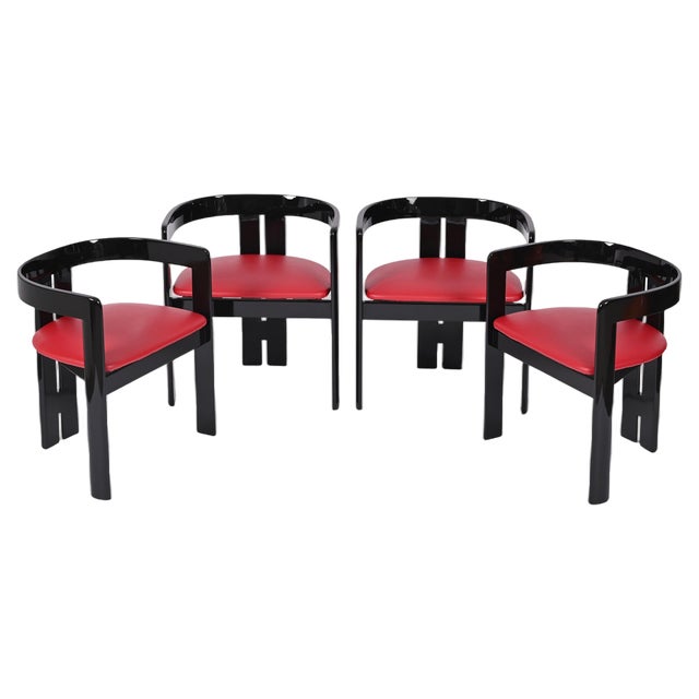 Pigreco Dining Chairs from Gavina, 1960s, Set of 4 For Sale