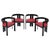 Pigreco Dining Chairs from Gavina, 1960s, Set of 4 For Sale