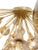 Fabio Ltd Italian Mezzo Natural Brass Murano Smoky Globe Flush Mount by Fabio LTD For Sale - Image 4 of 5