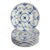 Set of 6 Royal Copenhagen Blue Fluted Full Lace Bread Plates 15 Cm #1088 Denmark For Sale