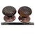 Metal 1870s Antique American Bronze Door Knobs W/Rosettes. A Pair For Sale - Image 7 of 8