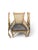 Set of 4 Asian Chinoiserie Faux Bamboo Armchairs With Sculptural Metal Fish Motifs For Sale - Image 9 of 17