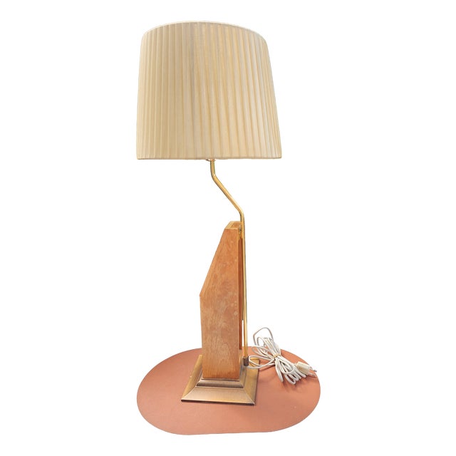 Wooden Table Lamp by Hans-Agne Jakobsson, Sweden, 1960s For Sale