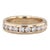 0.90ctw Channel Set Diamond Band 14k Gold Size 6.75-7 Wedding Ring Stackable For Sale