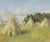 Landscape with Wall Posts, Oil on Canvas, 20th Century For Sale - Image 4 of 4