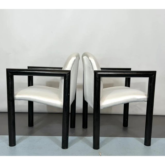 Wood Mid-Century Italian Modern Armchairs, 1970s, Set of 4 For Sale - Image 7 of 16