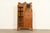 A gorgeous antique Victorian side-by-side drop front secretary desk and bookcase or display cabinet In the manner of...