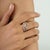 925 Sterling Silver Open Wrap Ring With Multi-Sapphires & Diamonds, Size 7 For Sale - Image 11 of 15