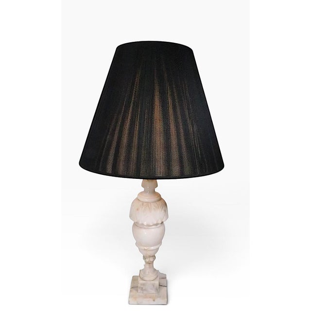 Vintage Alabaster Table Lamps - a Pair For Sale In New York - Image 6 of 13