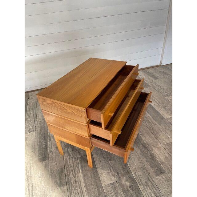 Vintage Three Drawer Chest of Drawers by Jitona, 1970 For Sale - Image 4 of 6