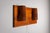 1960s Rectangular Pine Wall Lamp with Bur Wood Veneer Shades, 1960s For Sale - Image 5 of 15