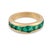 Contemporary 1950s Mid Century 1.50 Carat Emerald 14k Yellow Gold Ring, Size 5 For Sale - Image 3 of 7