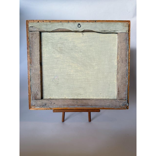 1964 Floral Still Life Painting on Canvas in Carved Frame, Signed For Sale - Image 11 of 11