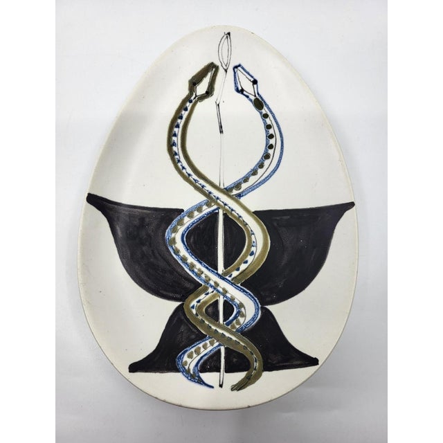 Vintage French Ceramic Trinket Tray by Roger Capron, 1950 For Sale - Image 14 of 14