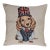 The British Gentleman Tapestry Cushion With Feather Filler - 46x46cm (18"x18") For Sale