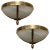 Large Marbled Glass Sconces, 1980s, Set of 2 For Sale