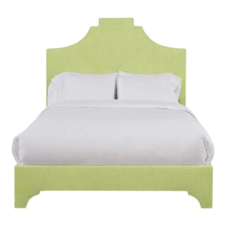 Nadine California King Bedframe, Apple Linen For Sale