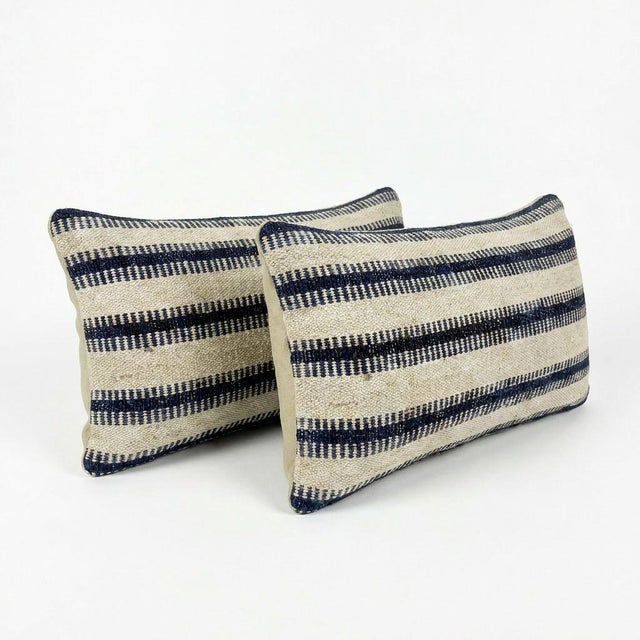 This beautiful 10'' x 20'' Turkish Kilim pillow cover set was made from authentic handwoven flatweave kilim. The...