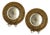 Mid-Century Swedish Brass Double Arm Sconces with Mirrors, Set of 2 For Sale