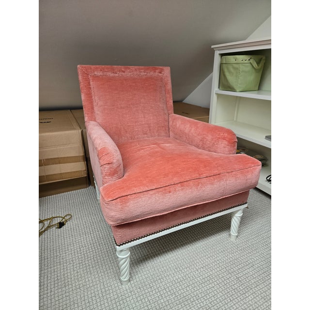 Azure Arm Chair For Sale - Image 4 of 4