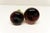 Late 20th Century Art Glass Eggplant Oil Lamps a Pair Signed For Sale - Image 5 of 7