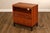 High Quality American Made Cherry Wardrobe or Entertainment TV Armoire with Pair of Doors Over Dovetailed Drawers