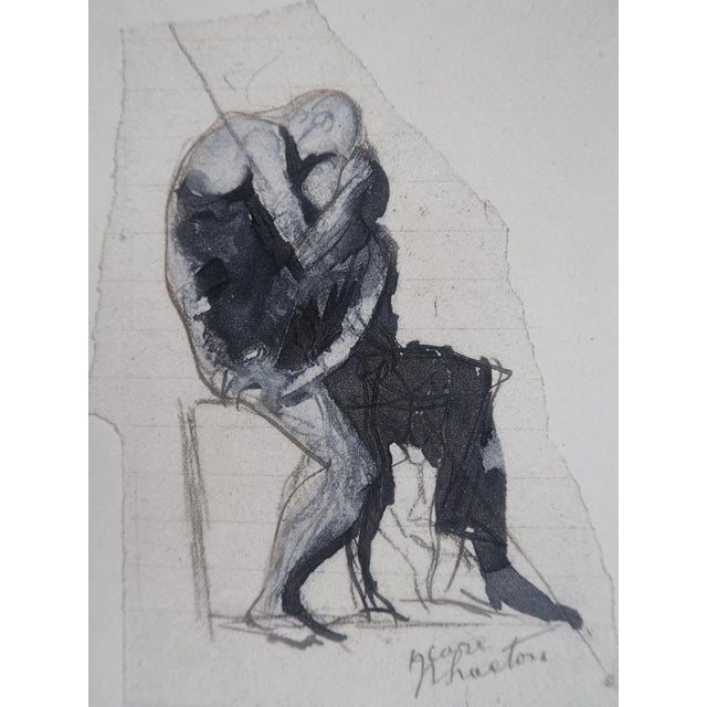 Auguste Rodin, Icare et Phaeton, Etching For Sale - Image 3 of 7
