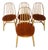 Vintage Wooden Chairs, Sweden, 1960, Set of 4 For Sale