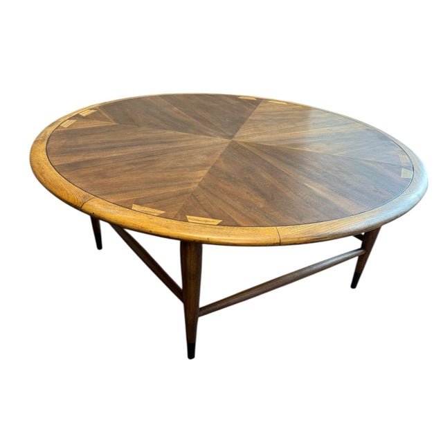Lane Acclaim Round Coffee Table, 1970’s Early Production For Sale - Image 9 of 12
