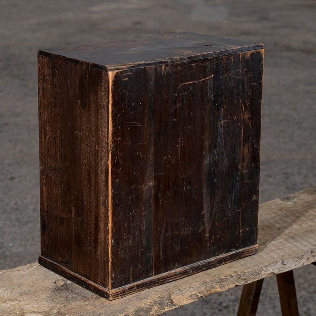 Antique Chinoiserie Secretaire in Wood For Sale - Image 10 of 18