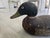 Antique Hand-Stamped "K" Rig Cork & Wood Black Duck Decoy - Early 20th Century Americana For Sale - Image 9 of 12