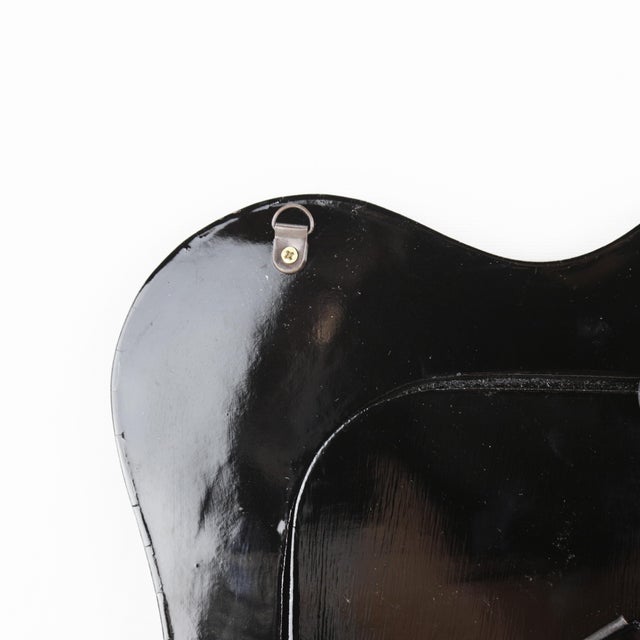 Black Scalloped Bone Inlay Picture Frame For Sale In New York - Image 6 of 11