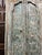 Antique Indian Carved Double Doors With Hand-Forged Brass Rustic Teak Entry Doors 81.5 For Sale - Image 4 of 6