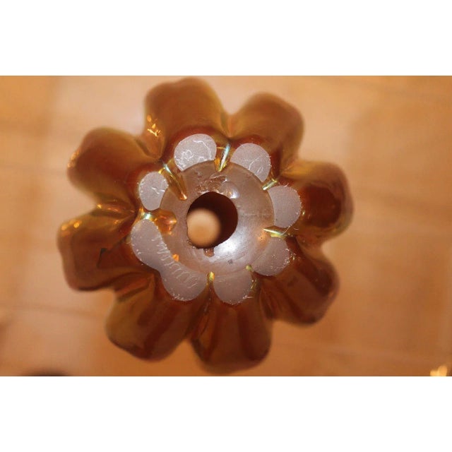 Gold 1930's Art Deco Era Aurene Gold Lamp Base- in the Manner of Steuben For Sale - Image 8 of 9