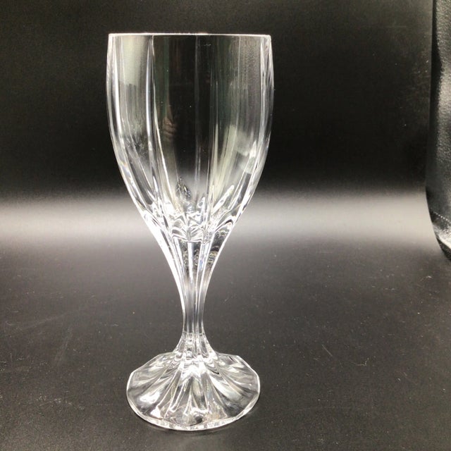 Nice set of 6 “Berkeley” crystal water goblets.