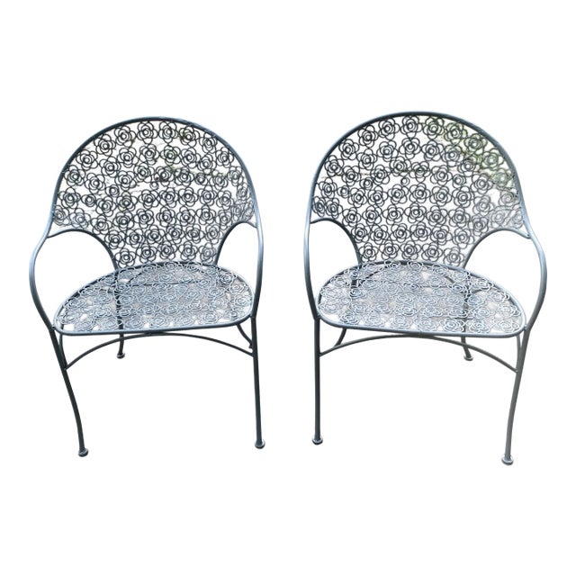 Vintage Outdoor Metal Chairs For Sale