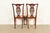 Henredon Style Georgian Carved Mahogany Dining Chairs, Set of Four For Sale - Image 11 of 12