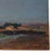 This mid-20th century French dusk painting captures the quiet poetry of the day's end, with soft, fading light casting a...