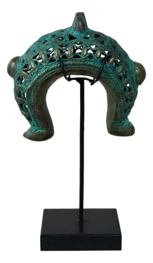 Benin Bronze Bangle on Stand