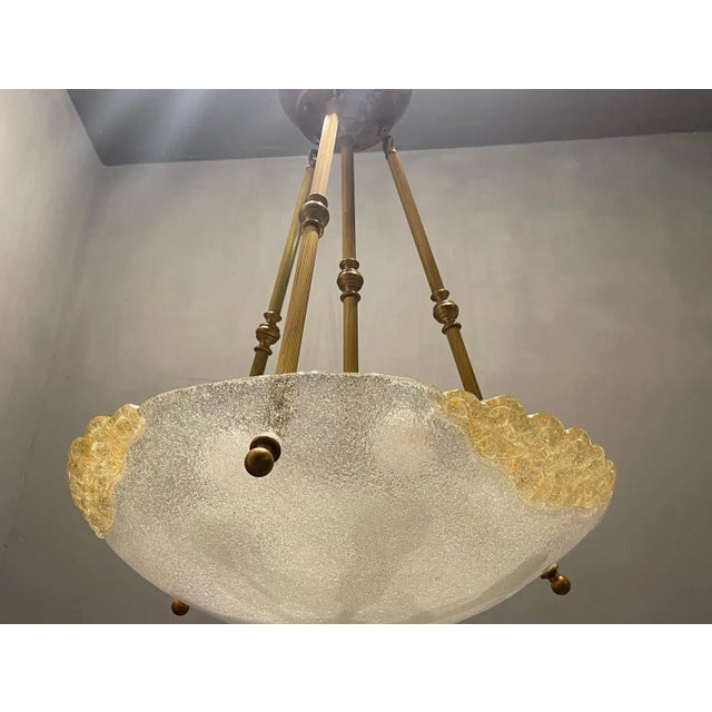 1970s Large Murano Glass Light Pendant, 1970s For Sale - Image 5 of 8